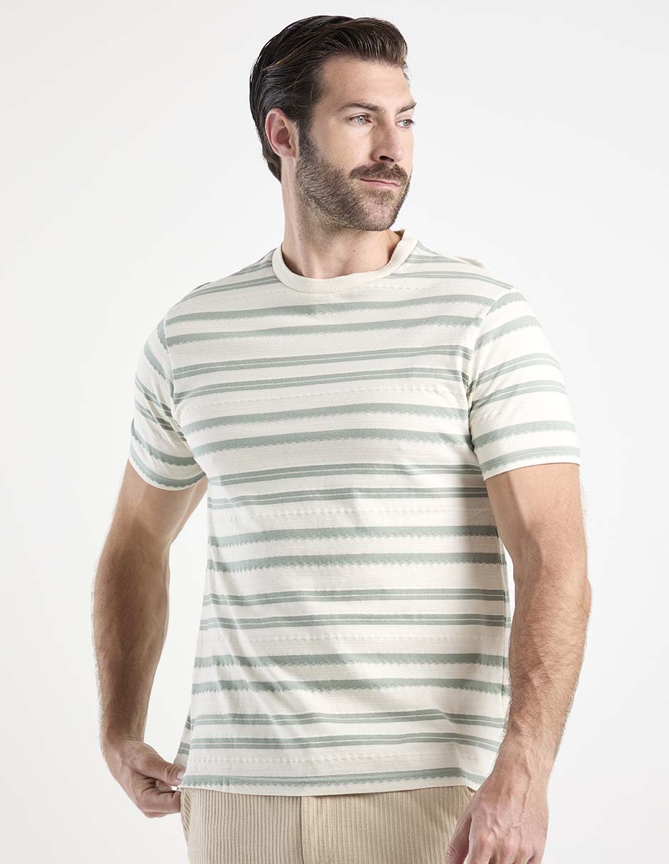 Playera cuello redondo para hombre 2