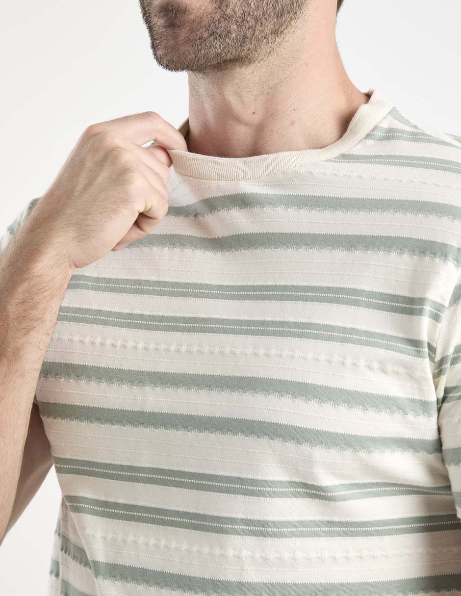 Playera cuello redondo para hombre 4