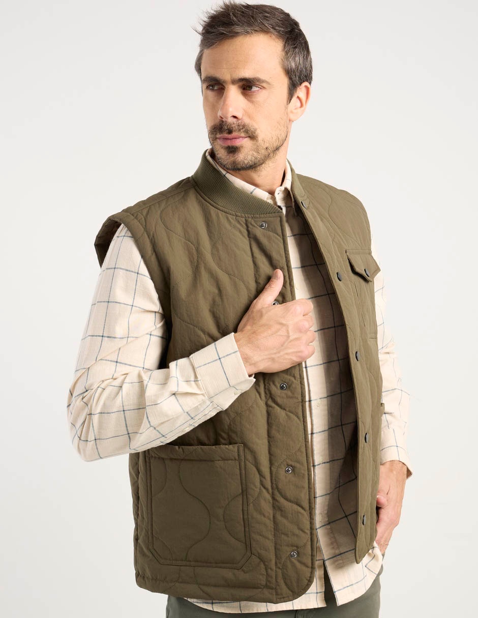 Chaleco con bolsillos para hombre Chaleco con bolsillos para hombre