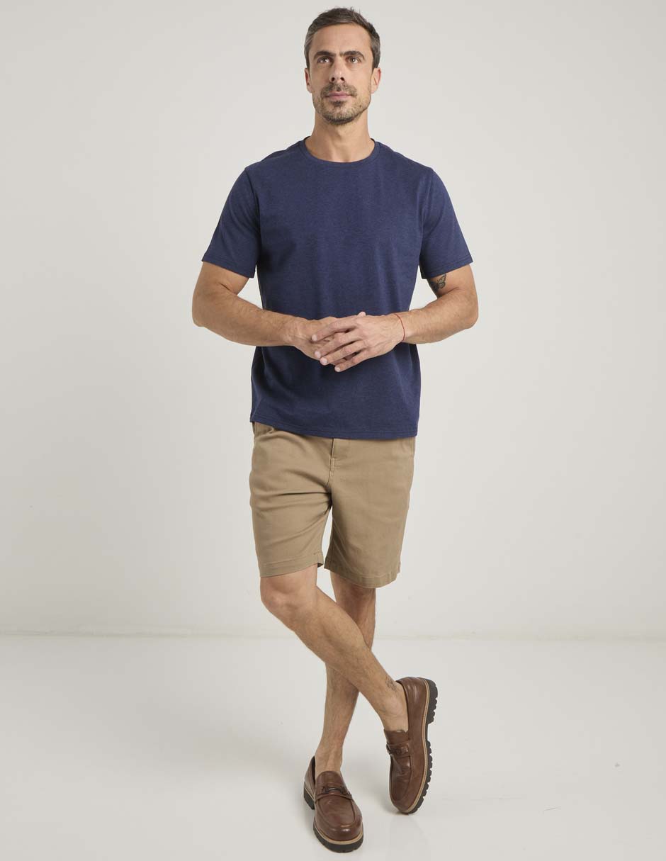 Playera weekend cuello redondo para hombre