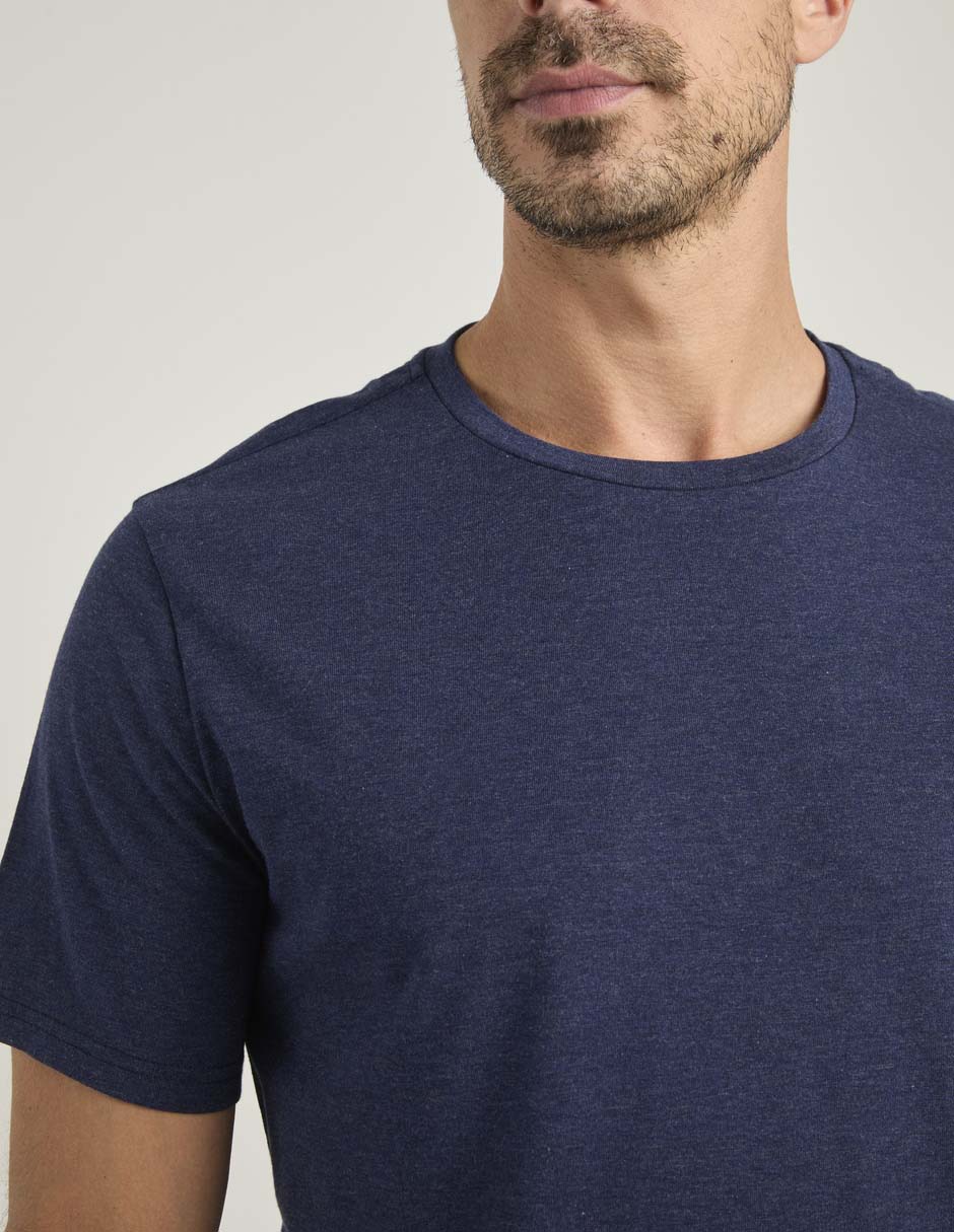 Playera weekend cuello redondo para hombre