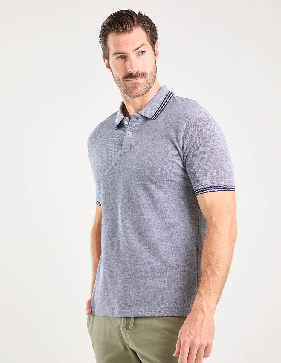 Playera cuello polo para hombre