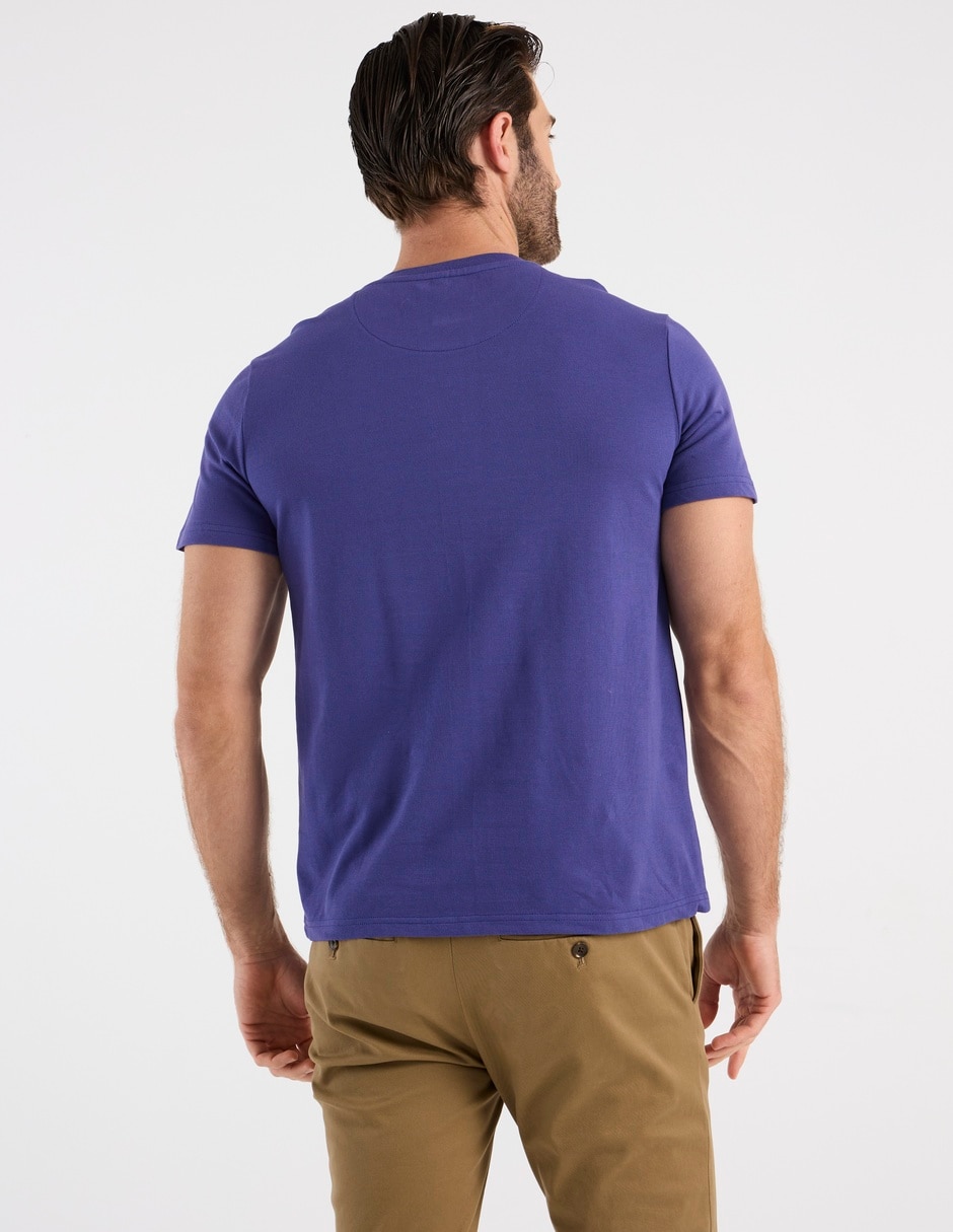 Playera Weekend cuello con botón para hombre