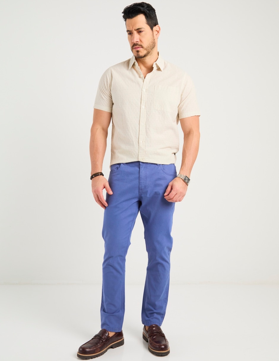 Pantalón casual chino straight para hombre 2