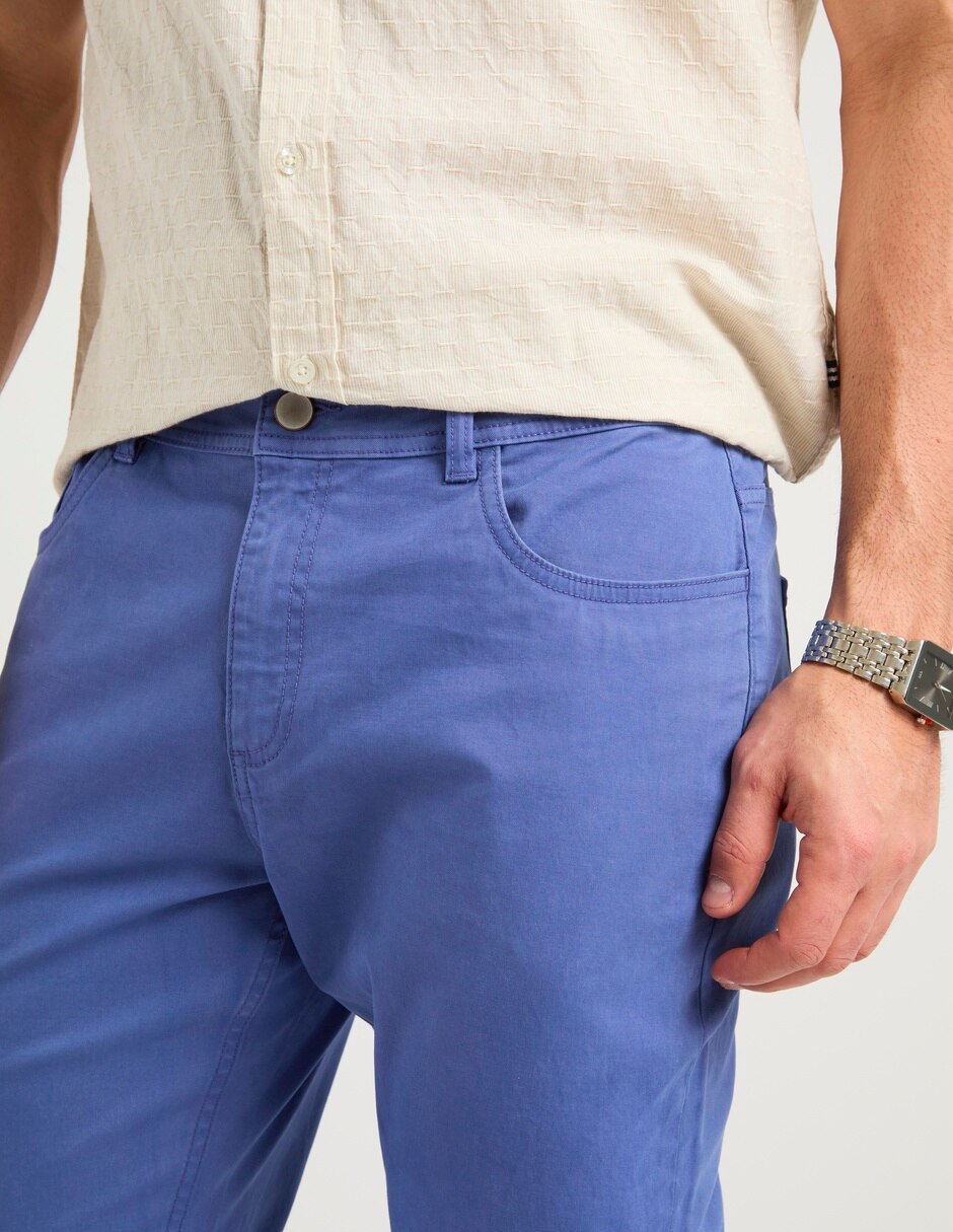 Pantalón casual chino straight para hombre 4