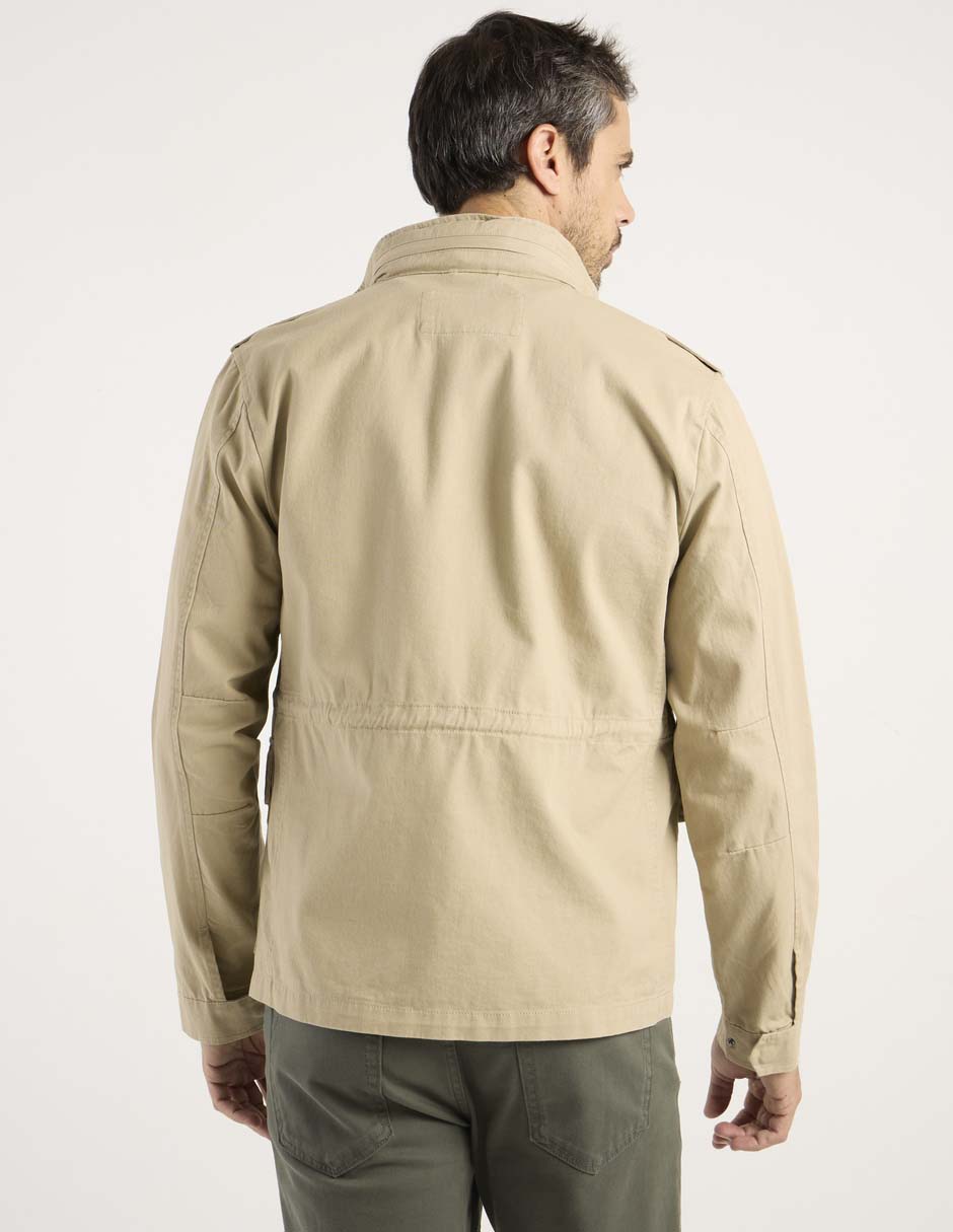 Chamarra cazadora con bolsillos para hombre 6