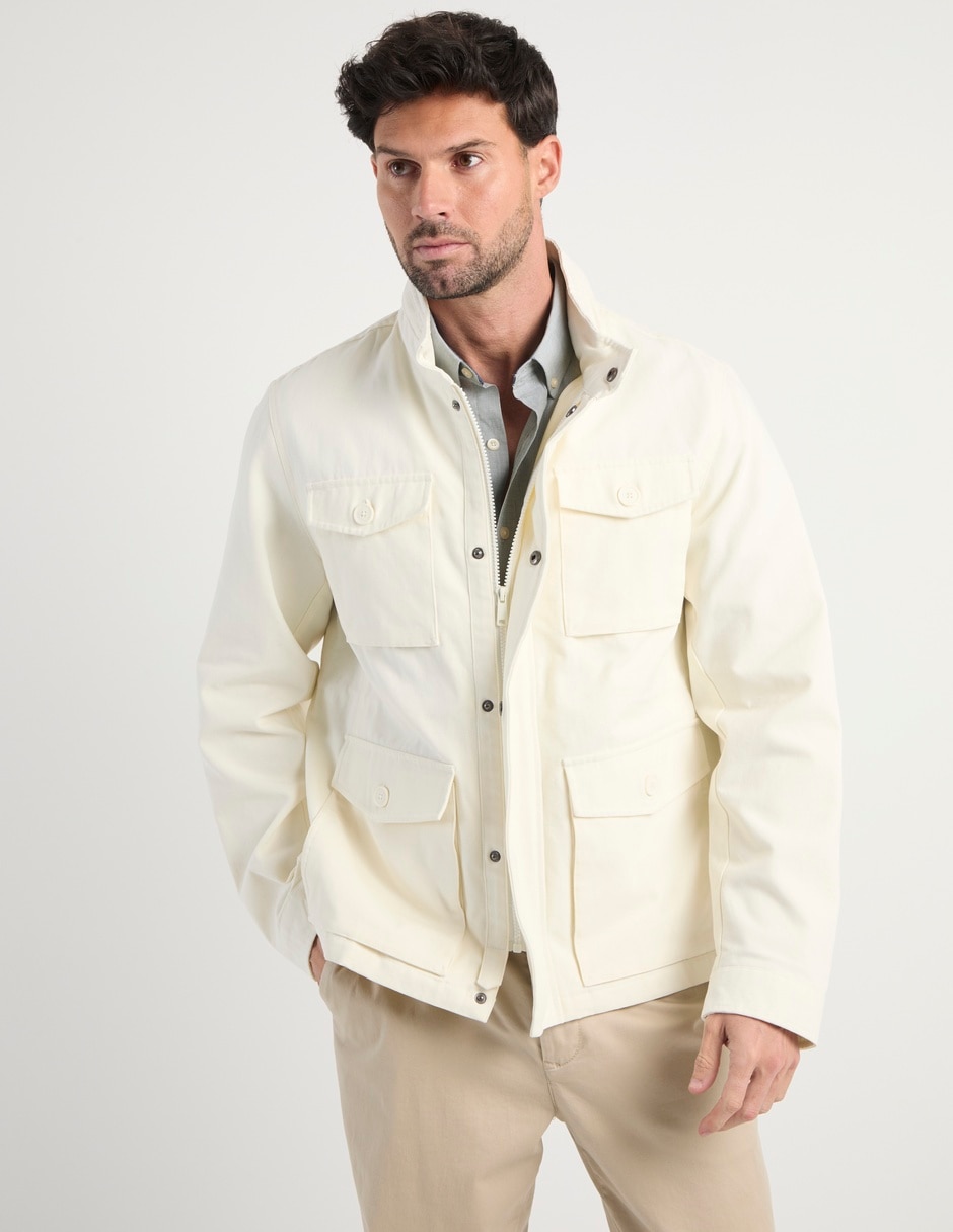 Chamarra casual Weekend Premium con bolsillos para hombre