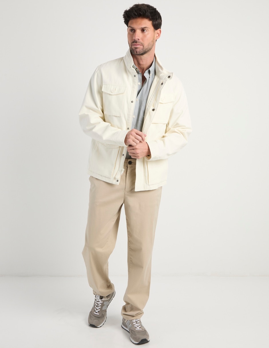 Chamarra casual Weekend Premium con bolsillos para hombre