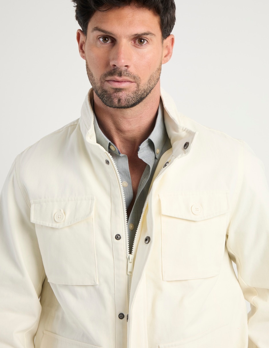 Chamarra casual Weekend Premium con bolsillos para hombre