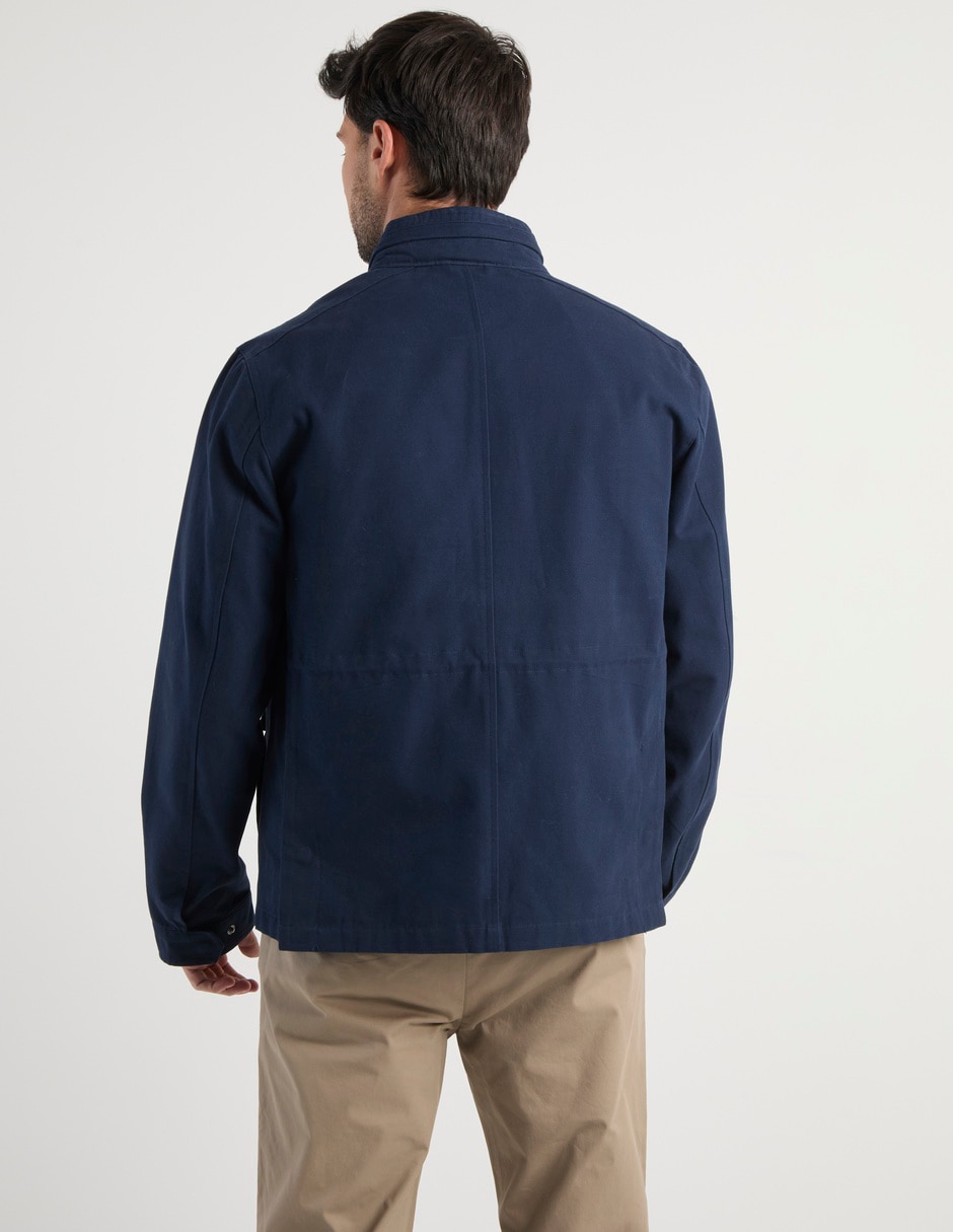 Chamarra casual con bolsillos para hombre 6
