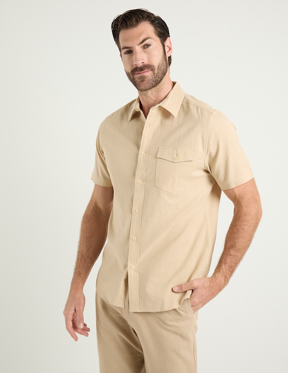Camisa casual manga corta para hombre Camisa casual manga corta para hombre