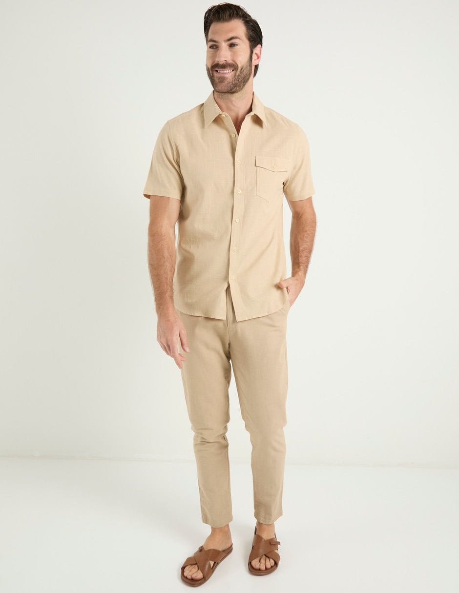 Camisa casual manga corta para hombre 2