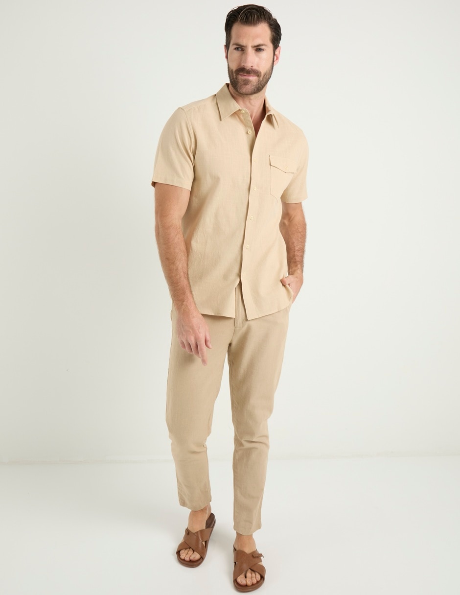 Camisa casual manga corta para hombre 3