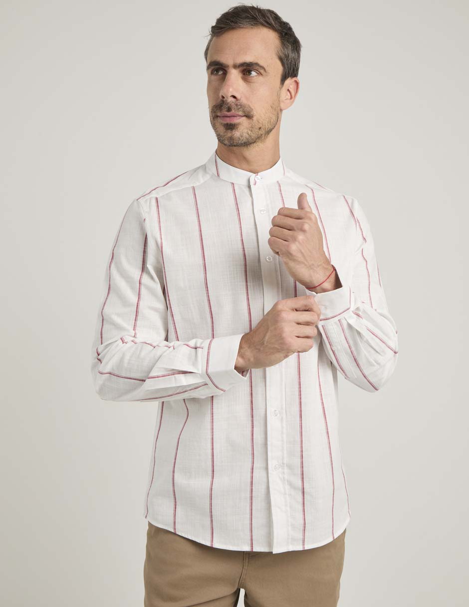 Camisa casual Weekend de algodón manga larga para hombre