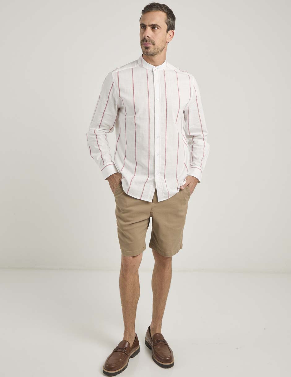 Camisa casual Weekend de algodón manga larga para hombre