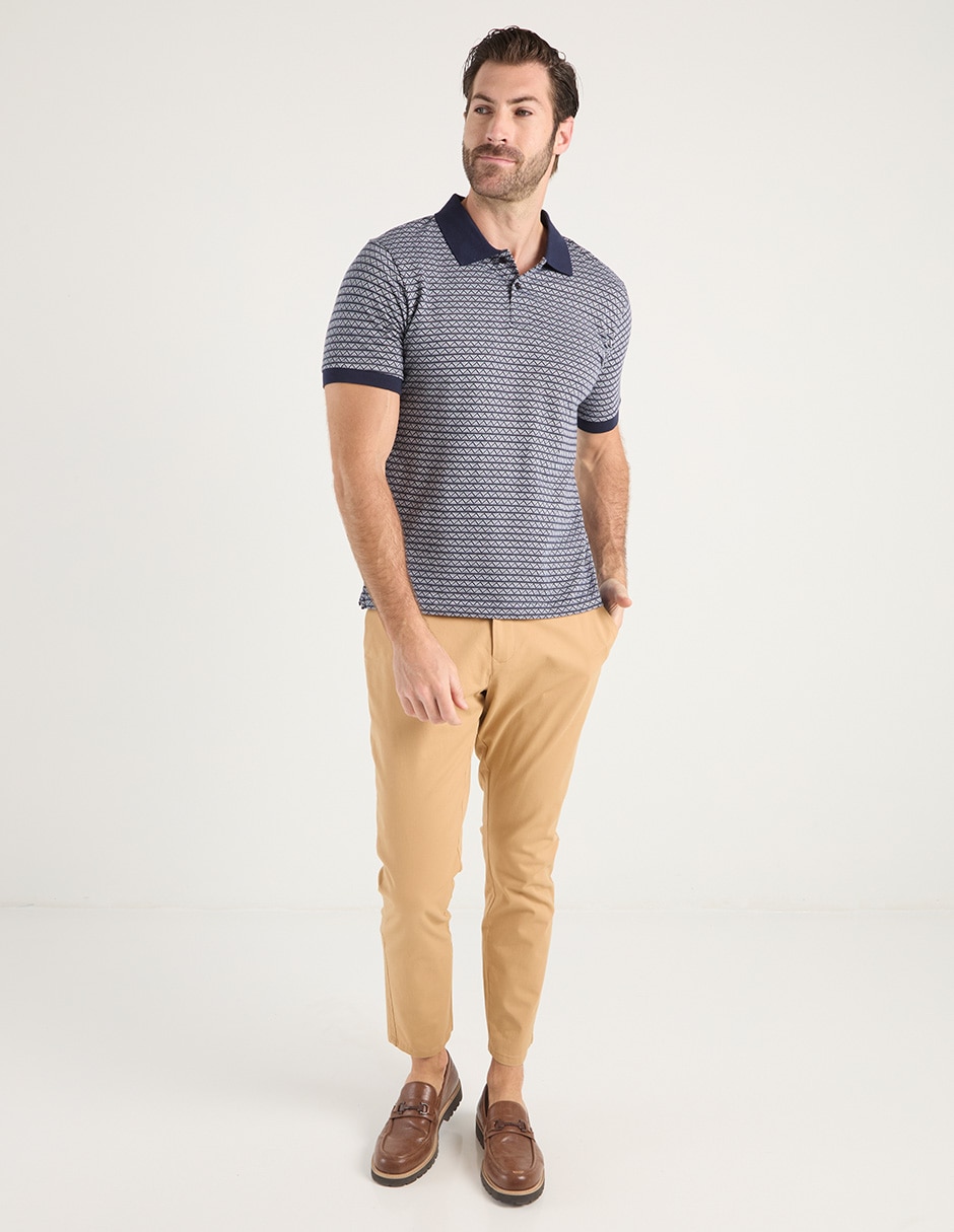 Pantalón slim de algodón para hombre 4