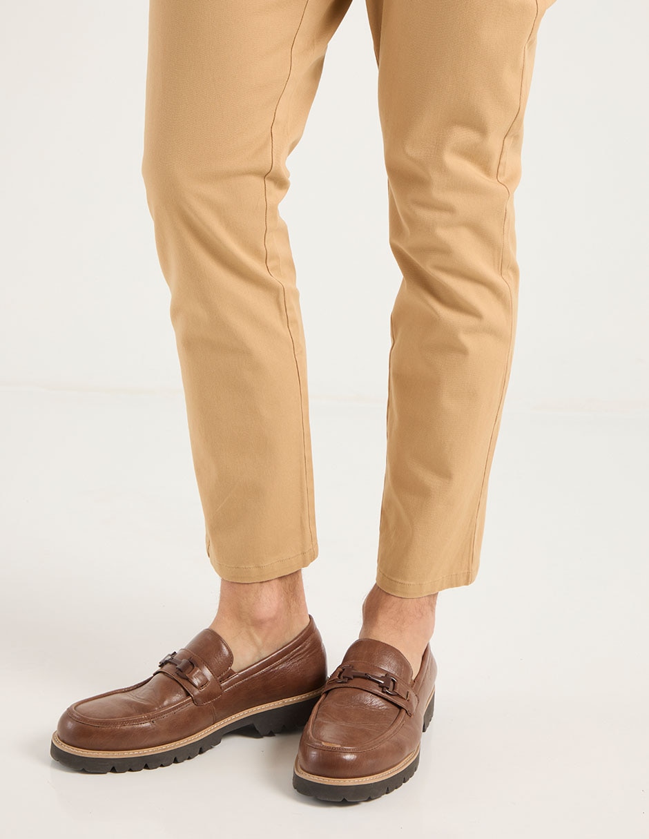 Pantalón slim de algodón para hombre 2