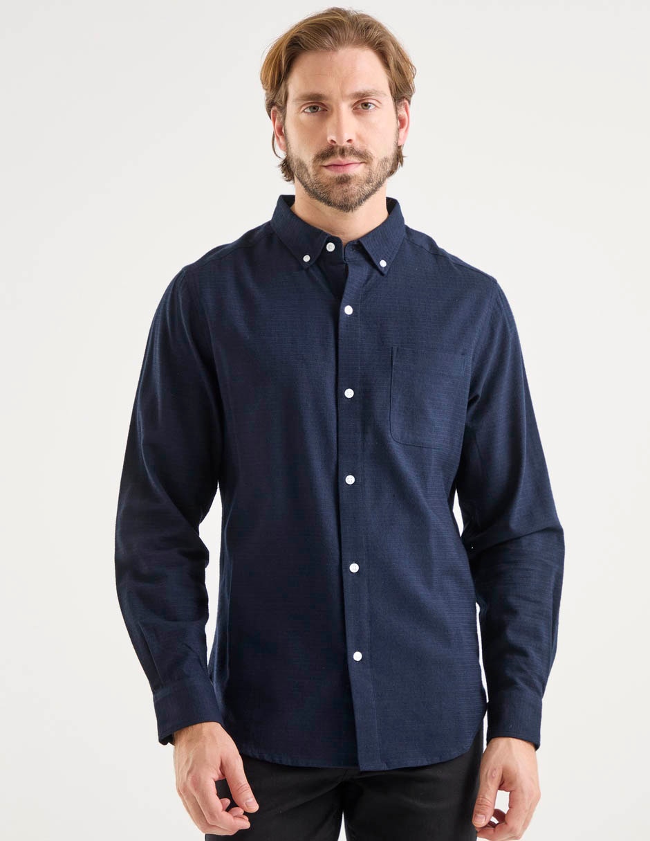 Camisa casual manga larga para hombre Camisa casual manga larga para hombre