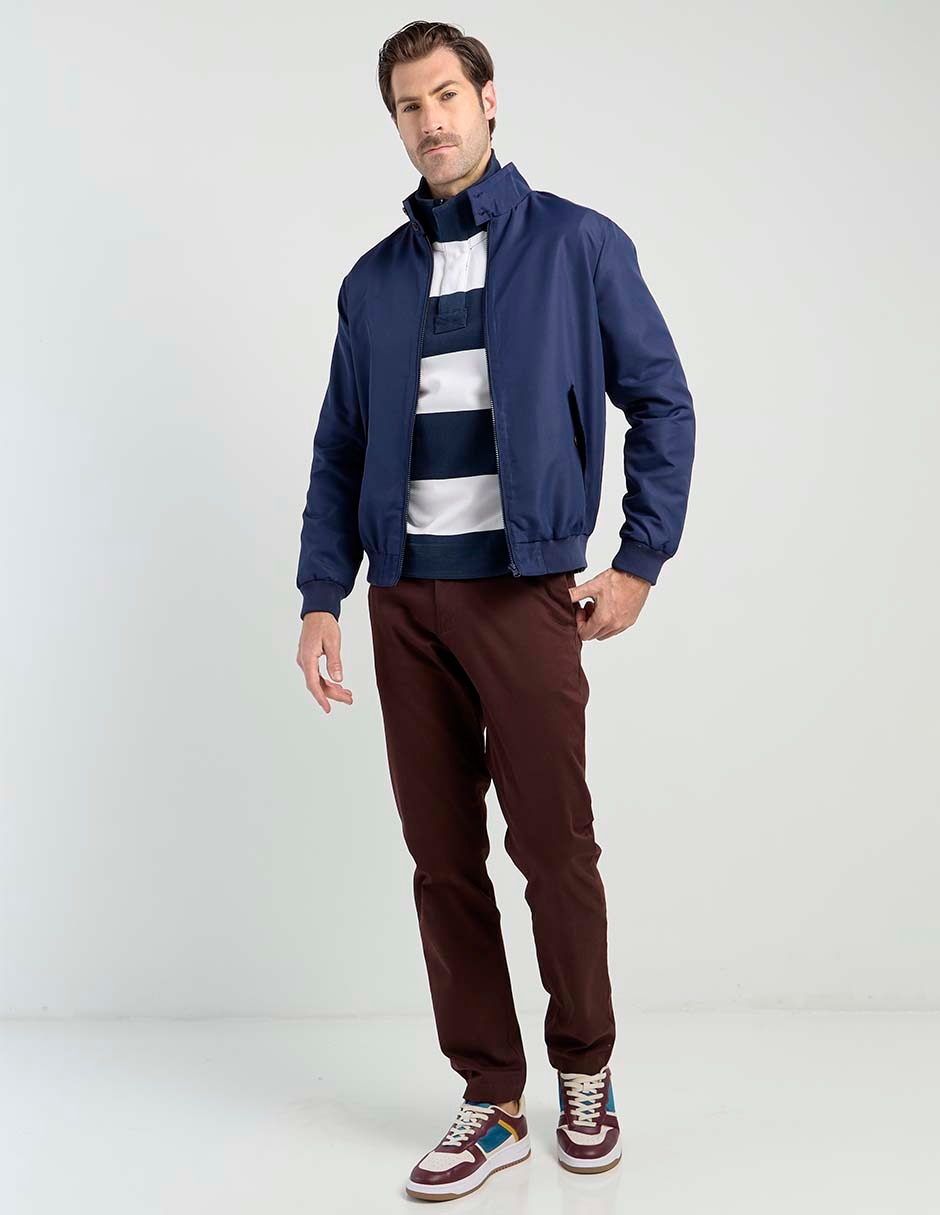 Chamarra casual con bolsillos para hombre 2