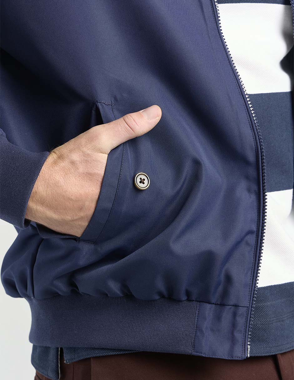 Chamarra casual con bolsillos para hombre 4