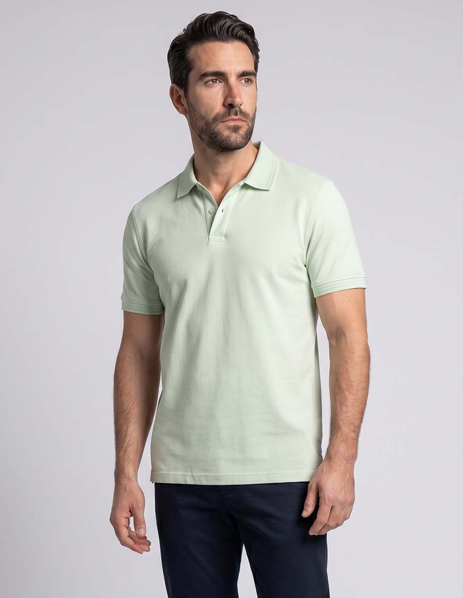 Playera cuello polo para hombre