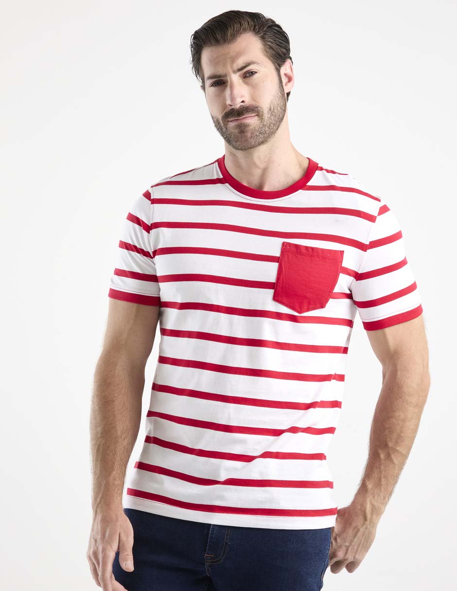 Playera cuello redondo para hombre 2