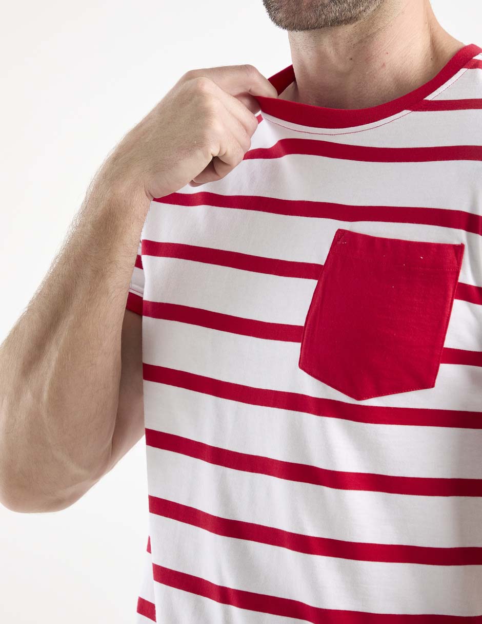 Playera cuello redondo para hombre 4