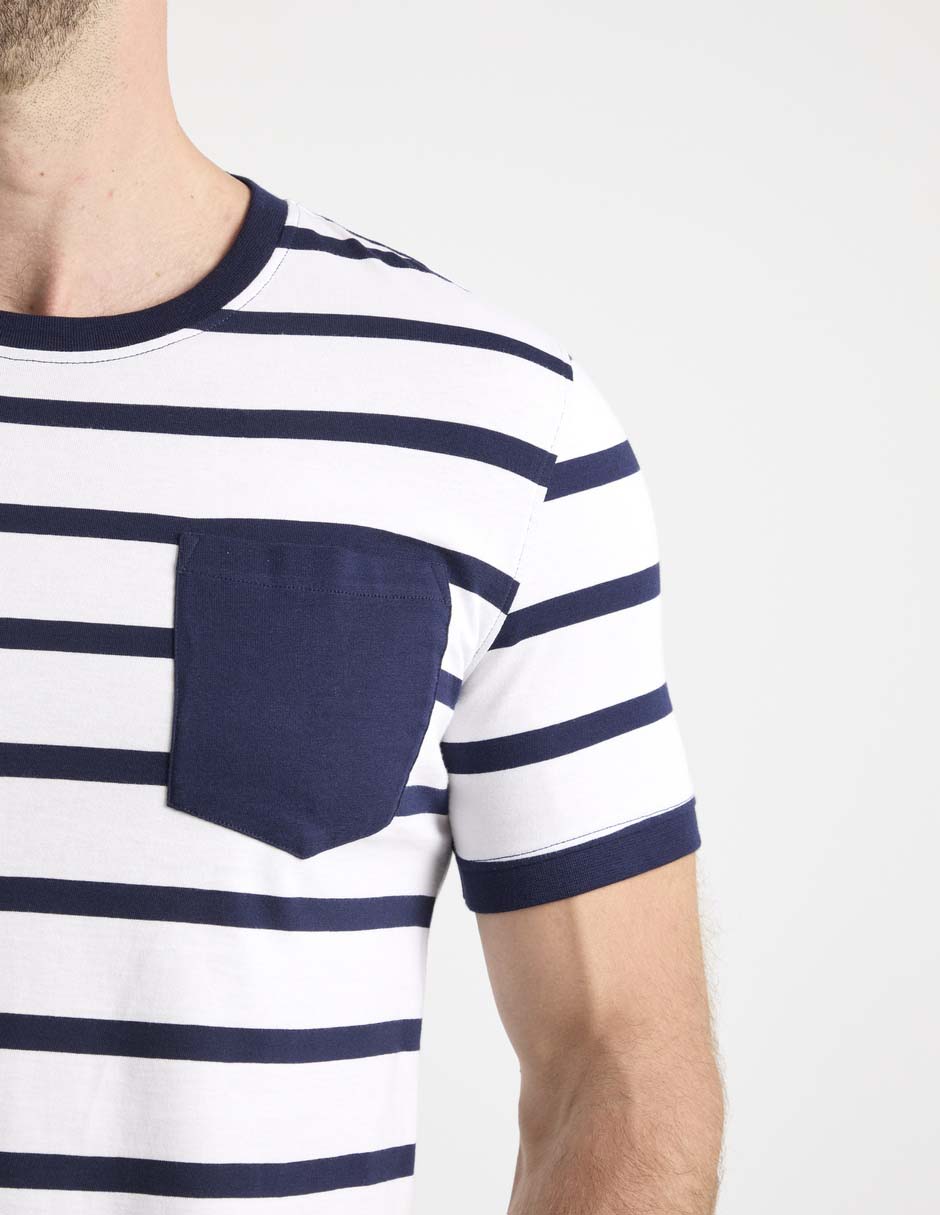Playera weekend cuello redondo para hombre
