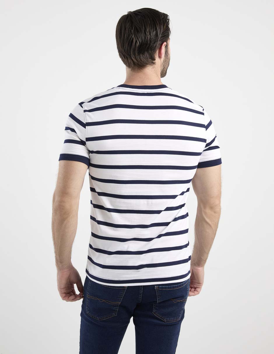 Playera weekend cuello redondo para hombre