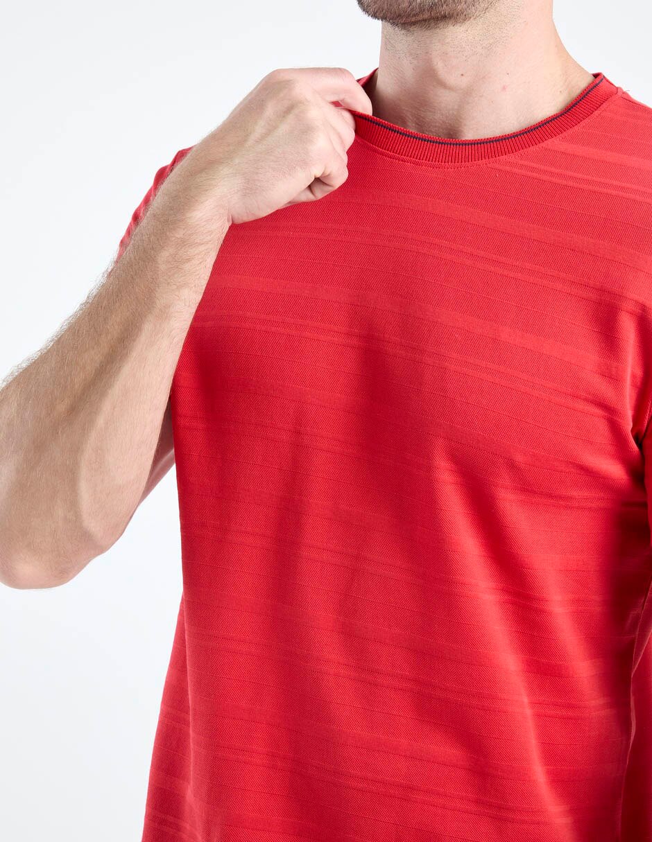 Playera cuello redondo para hombre 4