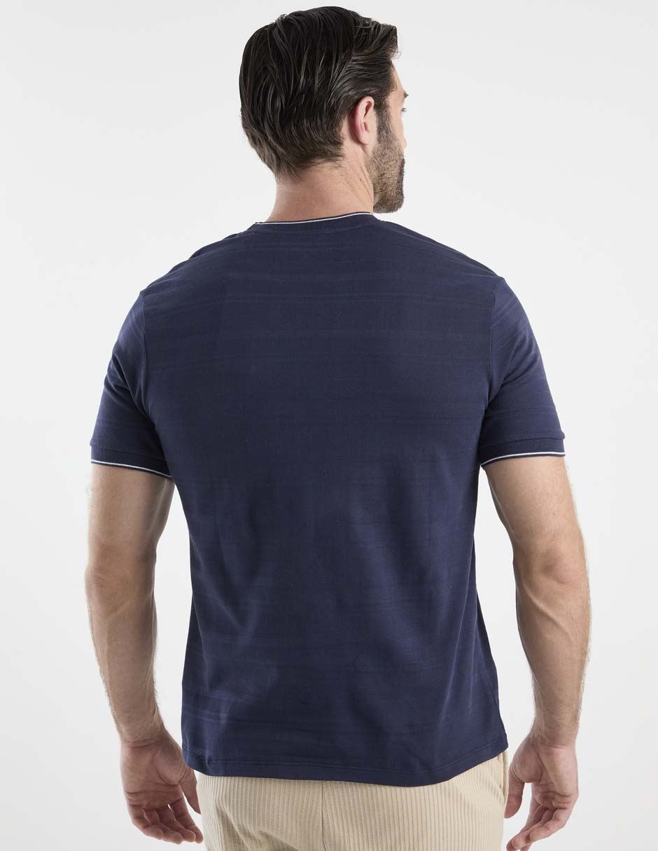 Playera weekend cuello redondo para hombre