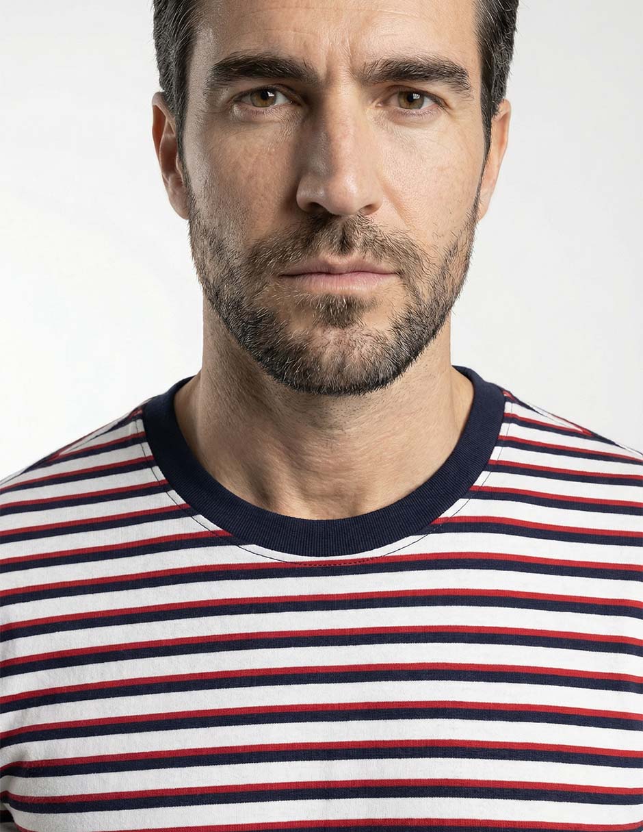 Playera cuello redondo para hombre 4