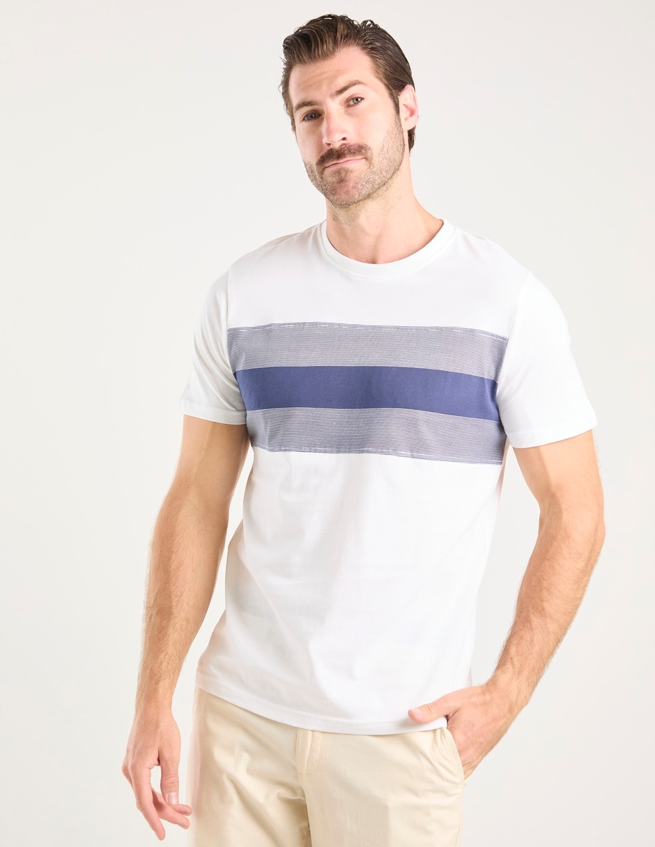 Playera cuello redondo para hombre 1