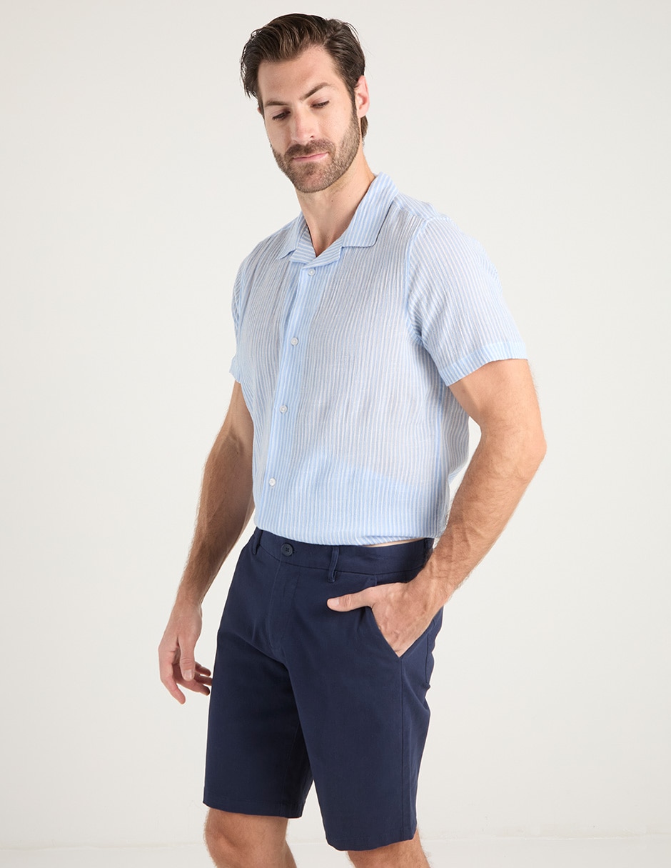 Bermuda de algodón para hombre