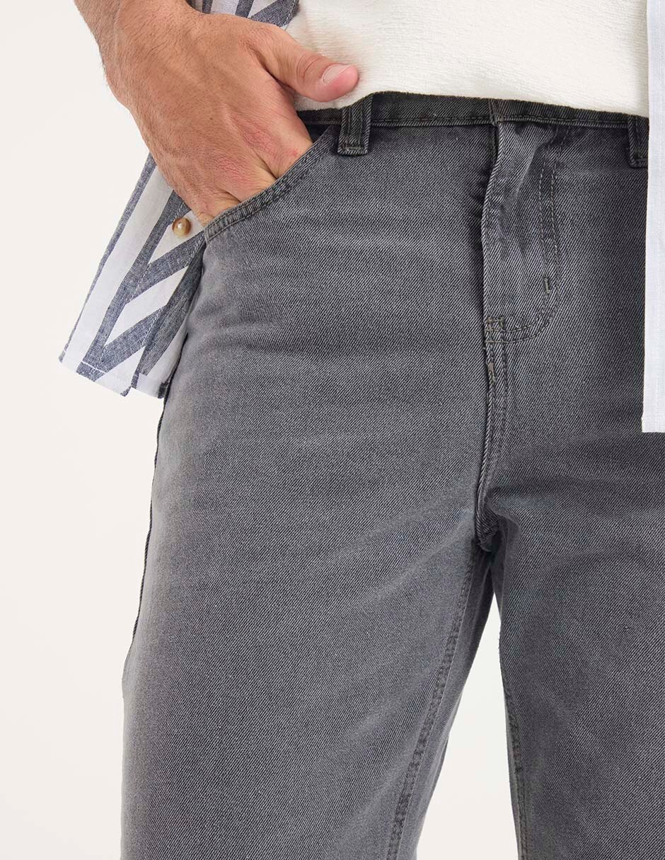 Jeans slim lavado obscuro para hombre