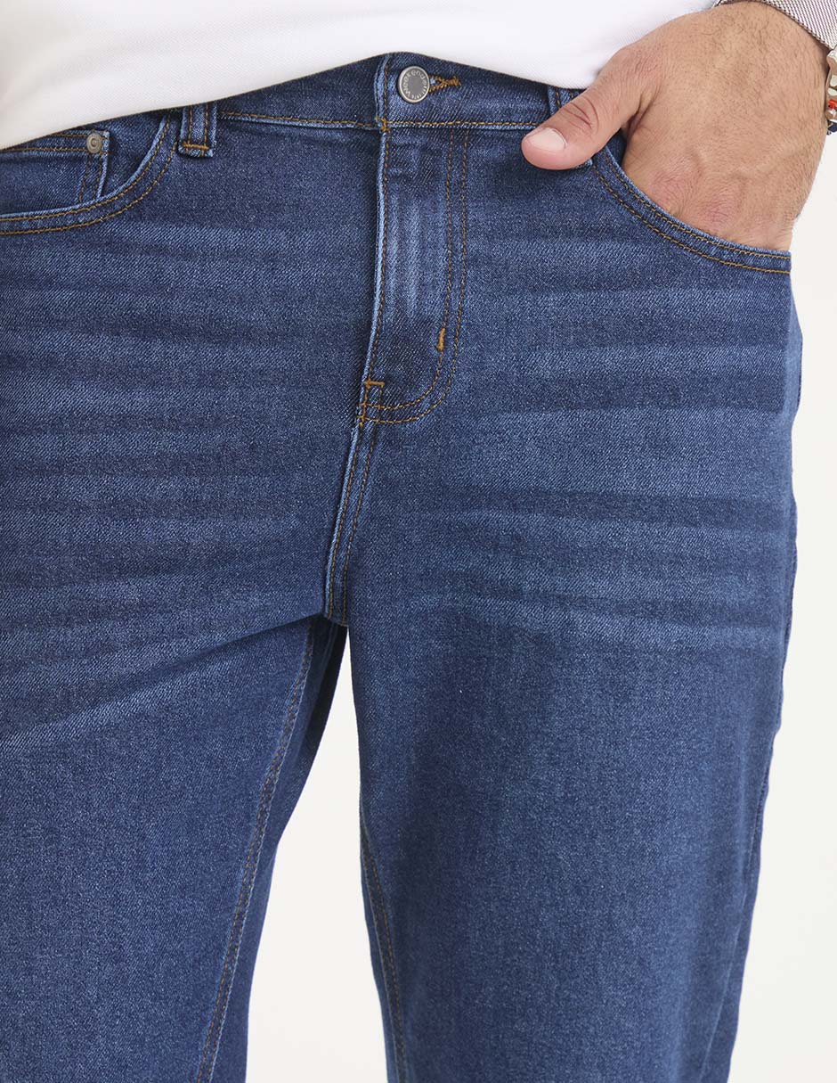 Jeans straight Weekend lavado medio para hombre