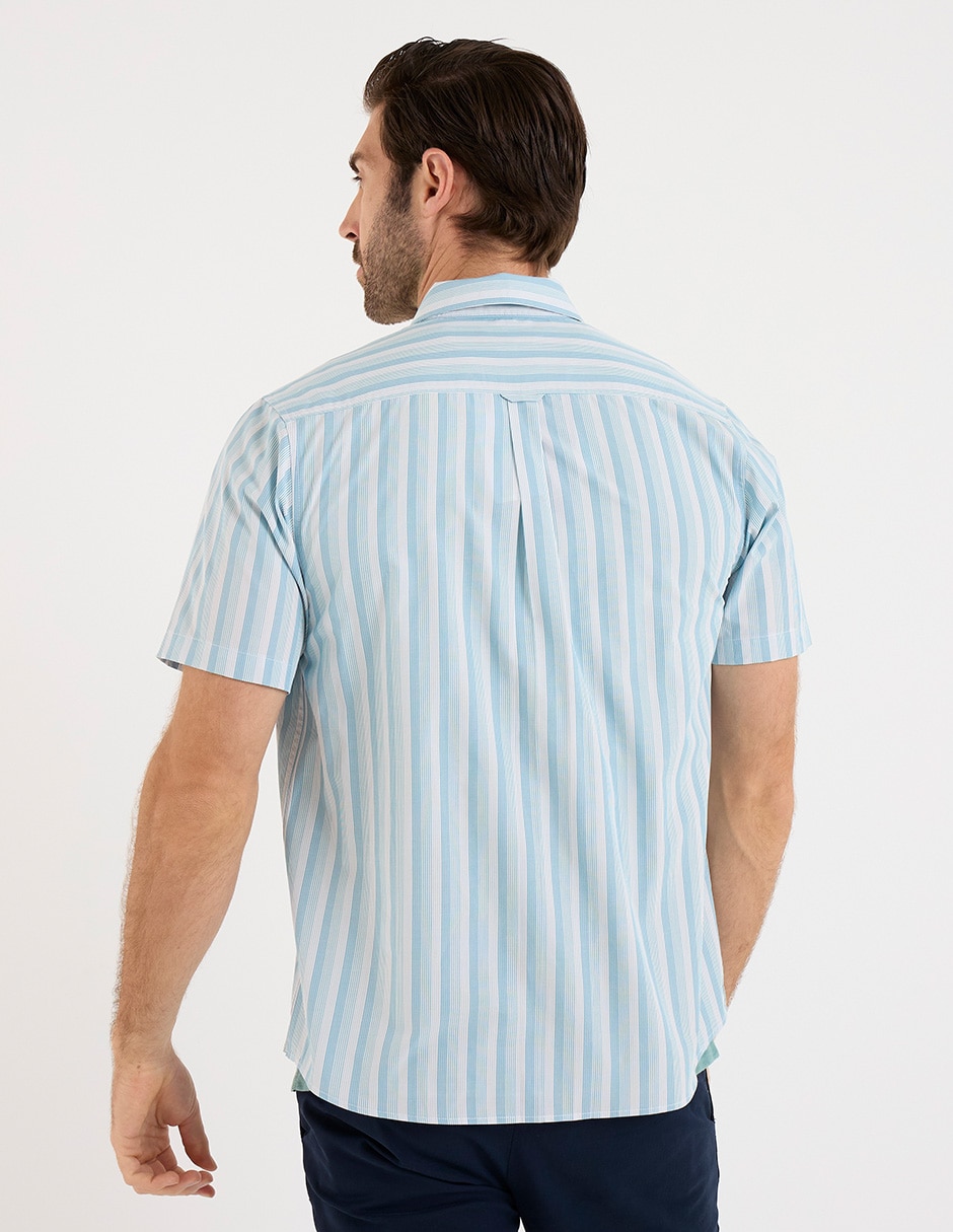 Camisa casual manga corta para hombre