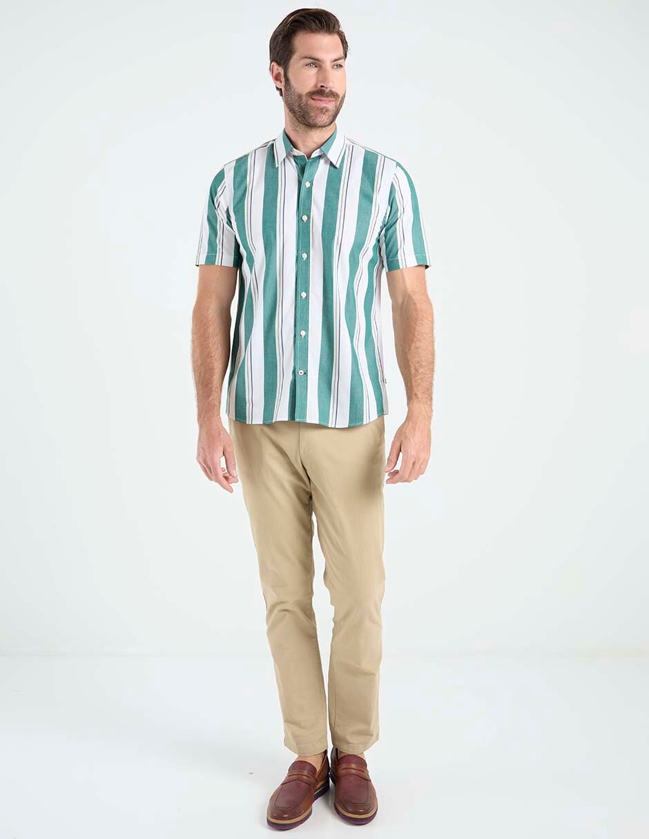Camisa casual manga corta para hombre 3