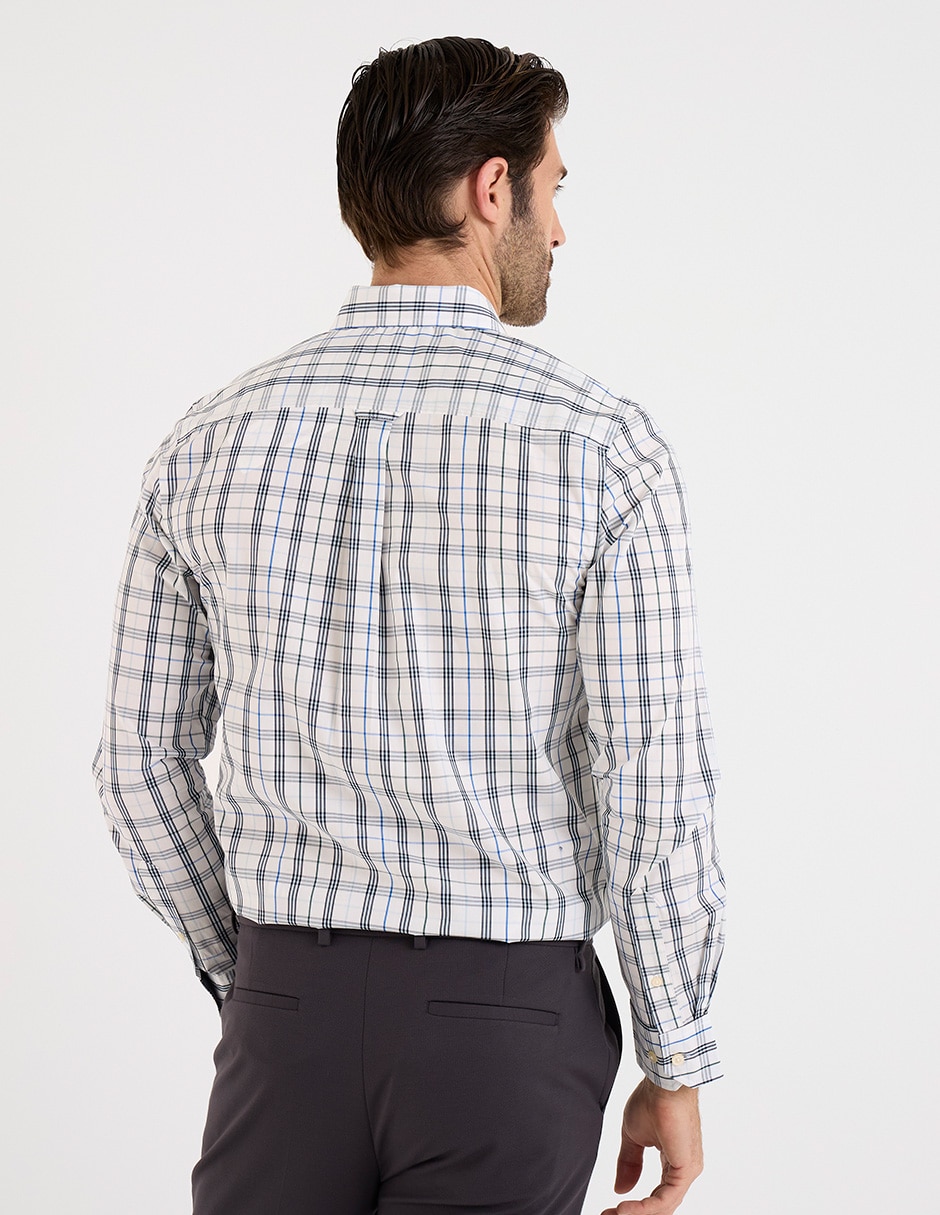 Camisa casual manga larga para hombre