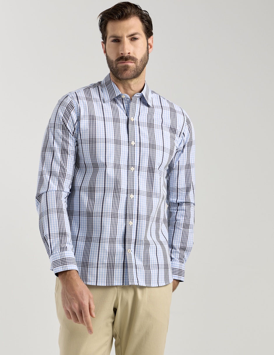 Camisa casual manga larga para hombre Camisa casual manga larga para hombre