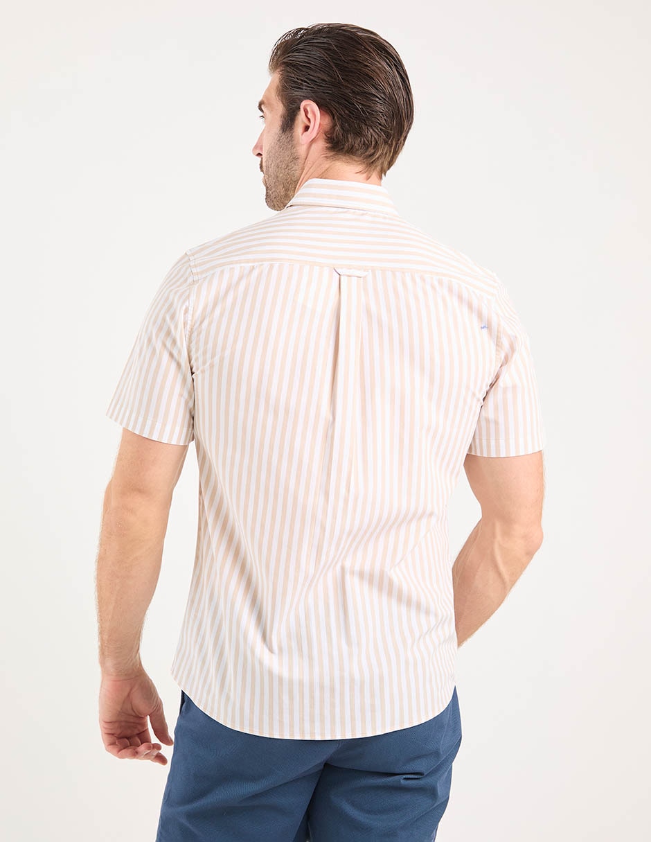 Camisa casual manga corta para hombre 6