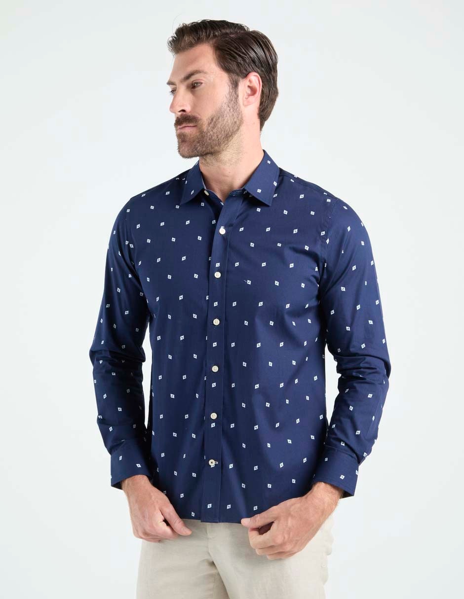 Camisa casual manga larga para hombre Camisa casual manga larga para hombre