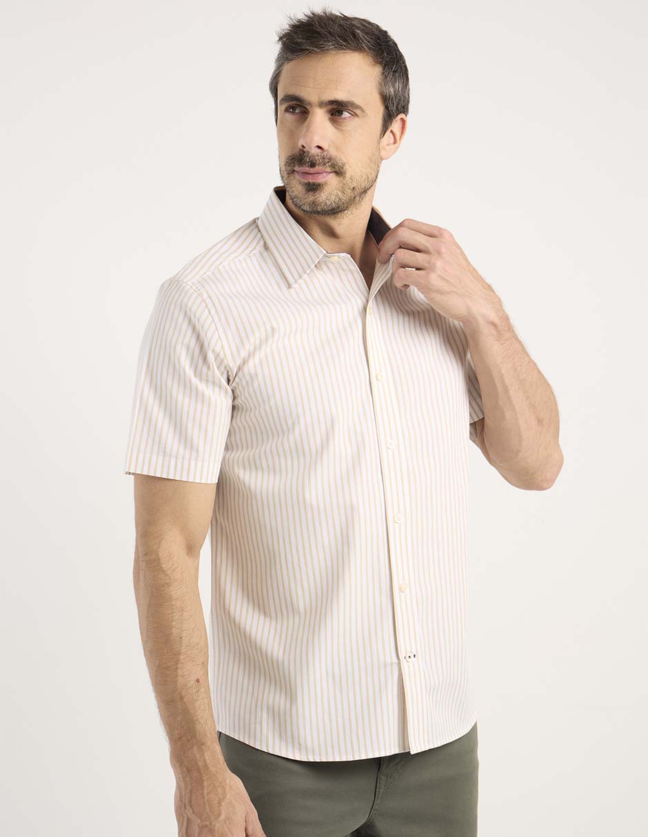 Camisa casual Weekend manga corta para hombre