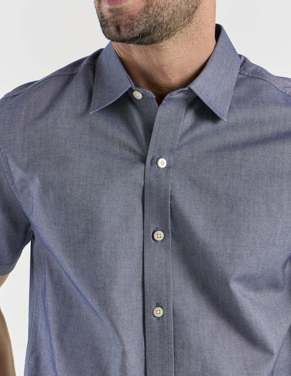 Camisa casual manga corta para hombre