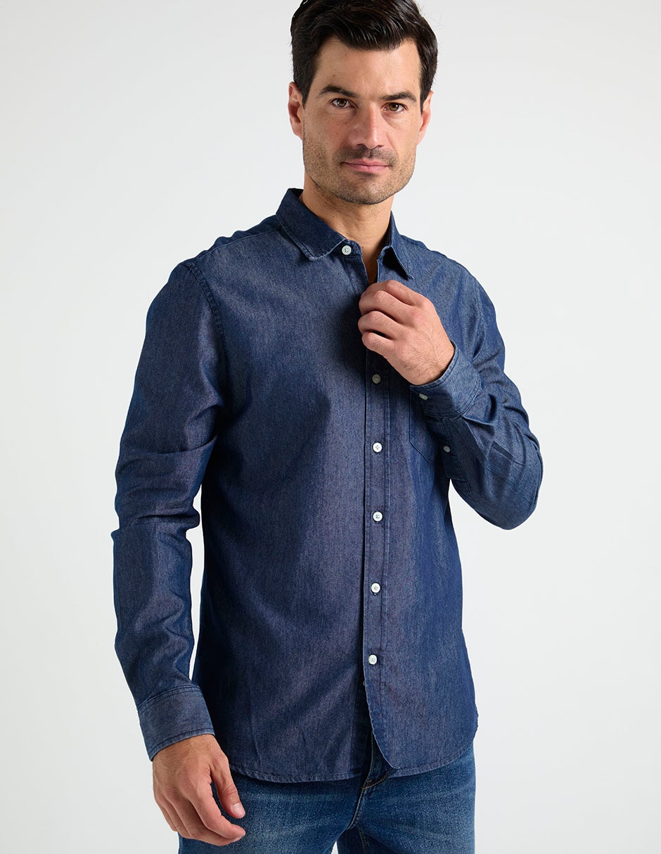 Camisa casual Weekend manga larga para hombre