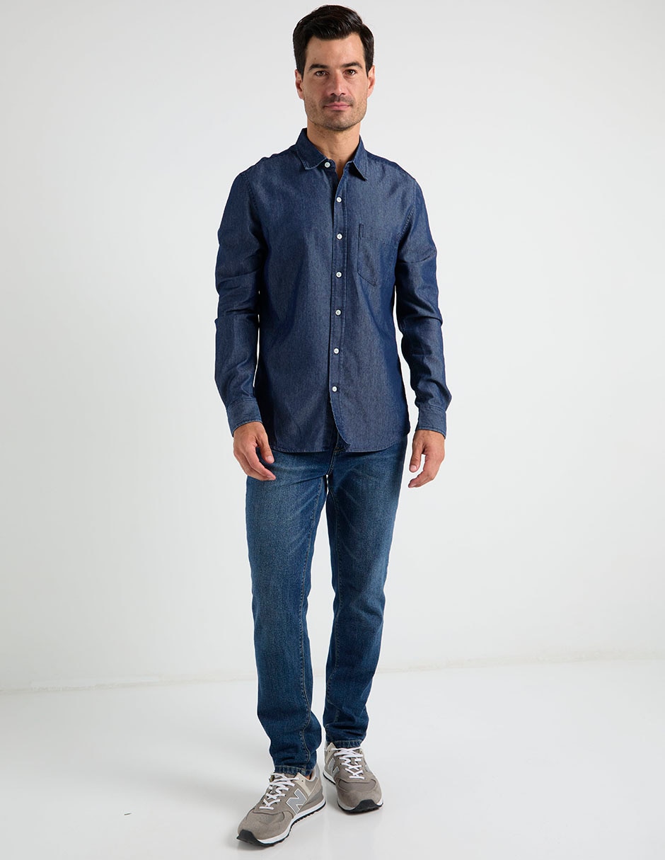 Camisa casual Weekend manga larga para hombre