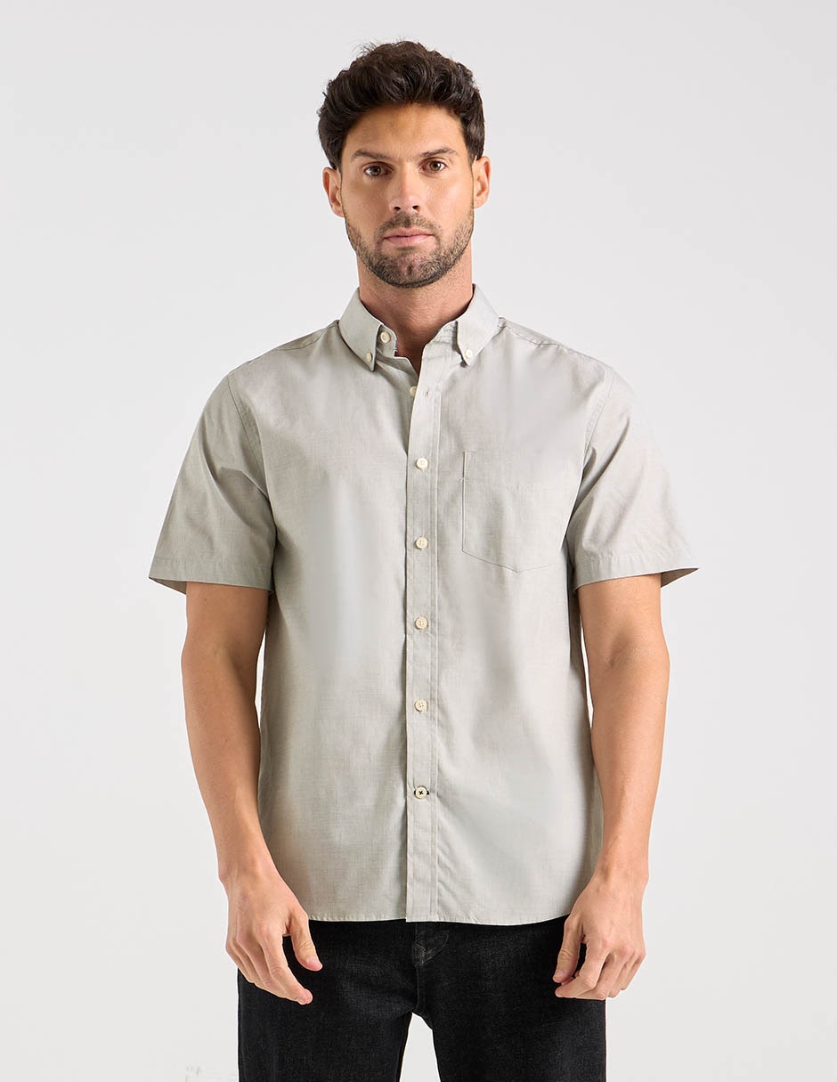 Camisa casual manga corta para hombre 2