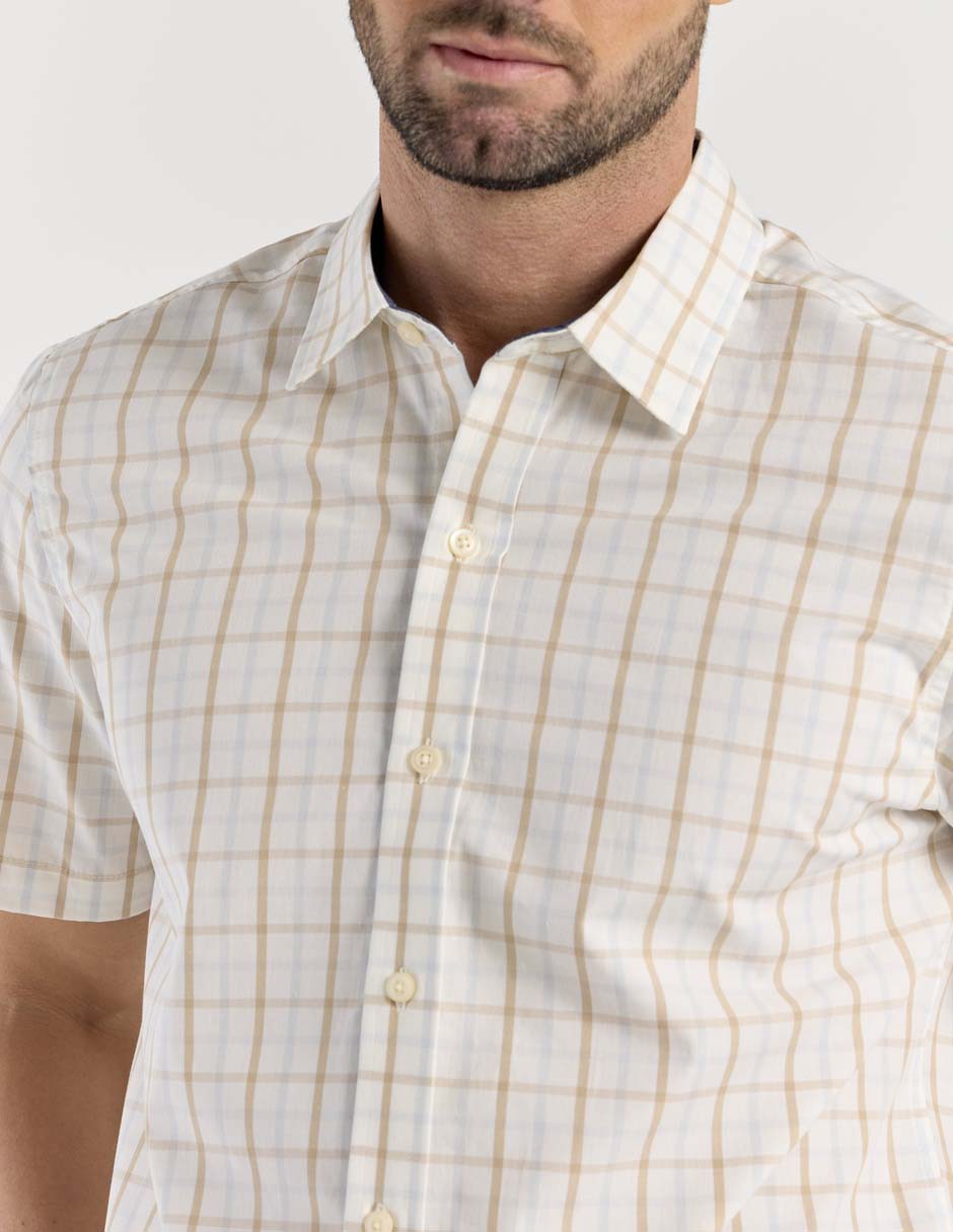 Camisa casual Weekend manga corta para hombre