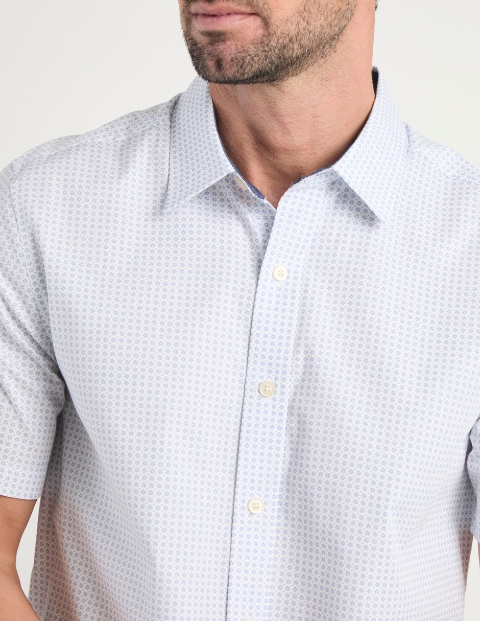 Camisa casual de algodón manga corta para hombre 3