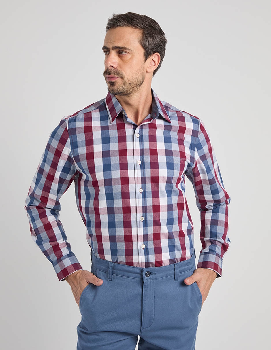 Camisa casual manga larga para hombre Camisa casual manga larga para hombre